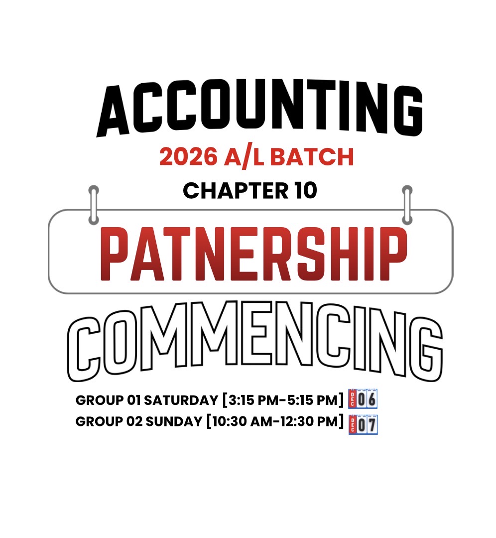 NEW CHAPTER 2026 A/L