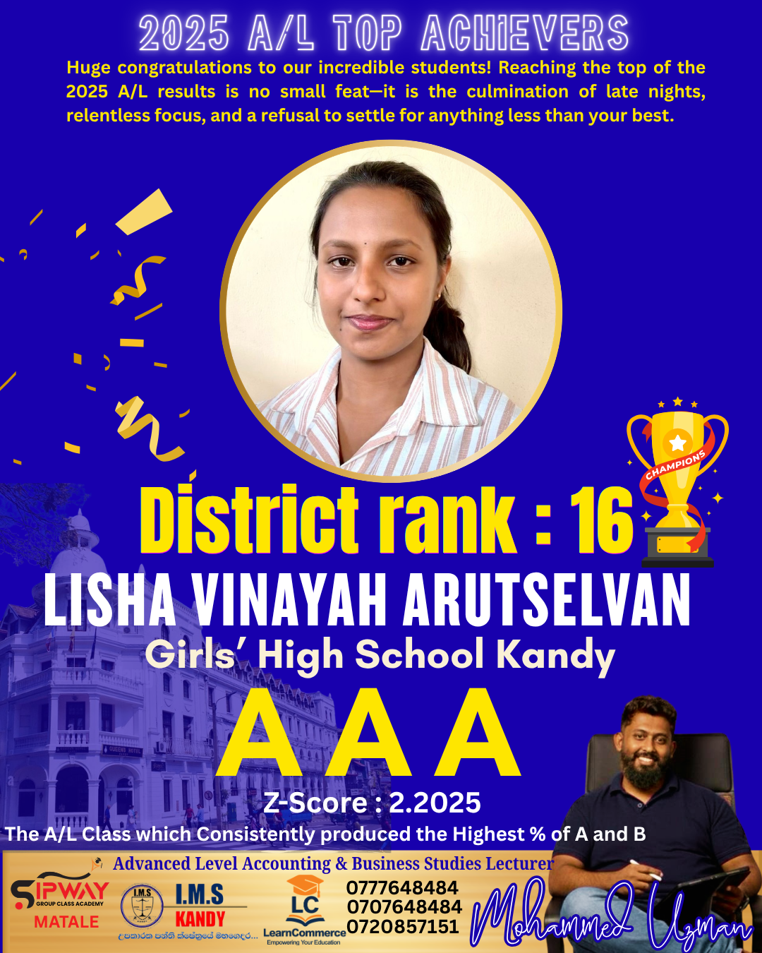 2025 A/ L TOP ACHIEVERS