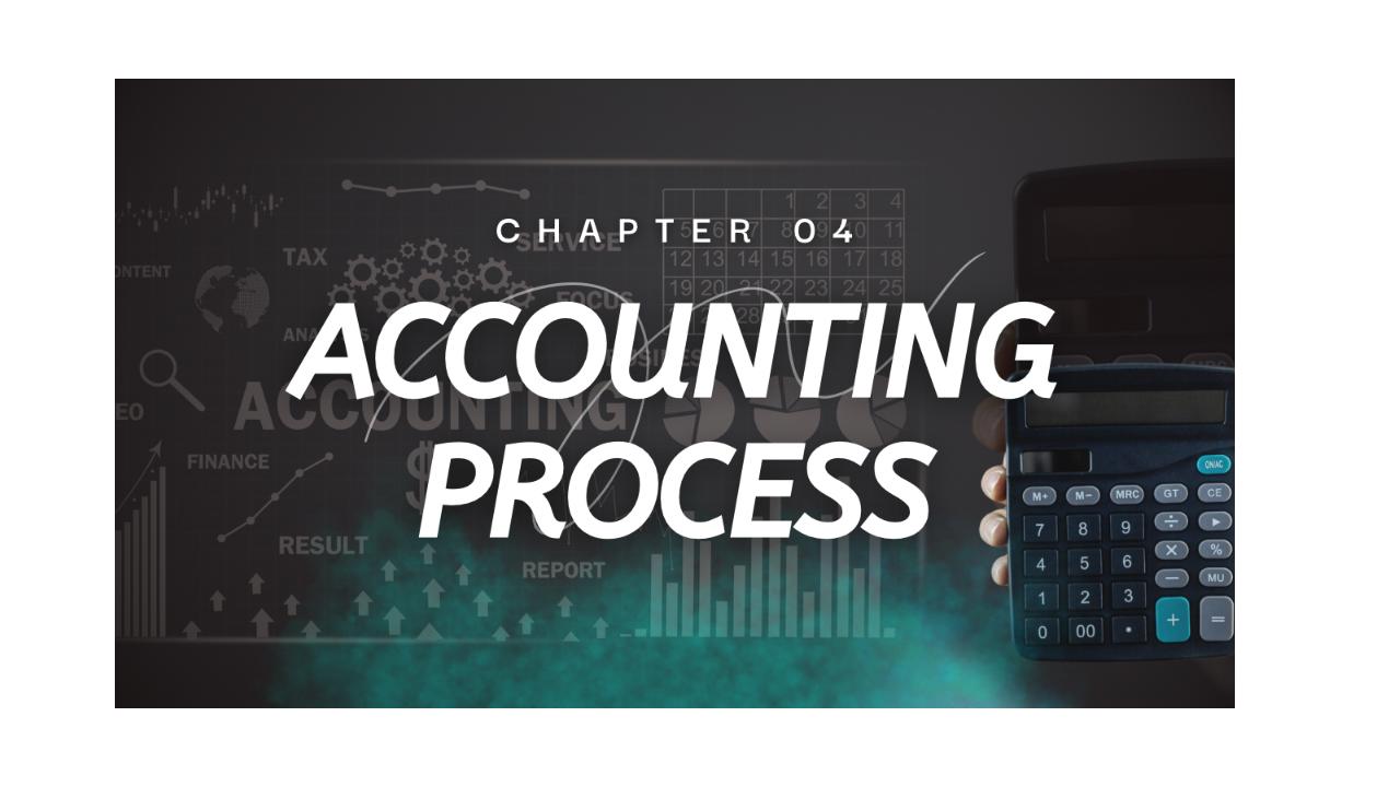 CH-04 ACCOUNTING PROCESS