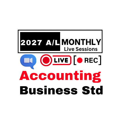 2027 A/L MONTHLY ( LIVE CLASS)